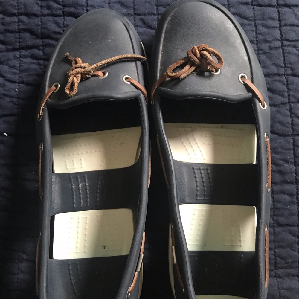 Crocs boat shoe style Sz 9